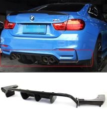 Bmw f30 f80 m3 vorsteiner arka tampon difüzörü  pianoblack