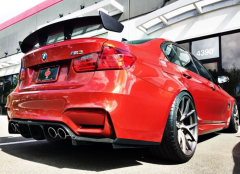 Bmw f30 f80 m3 vorsteiner arka tampon difüzörü  pianoblack