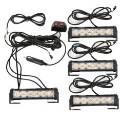 Çakar Lamba Powerledli 4'lü sarı sarı-beyaz beyaz 12-24V / LAPA196