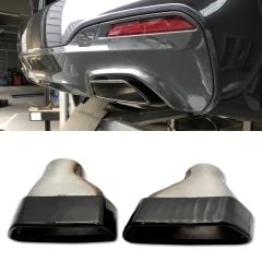 Bmw g30 egzoz ucu seti takımı siyah msport 2017 / 2023