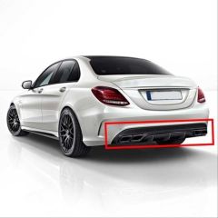 Mercedes w205 c63 difüzör ve egzoz ucu standart tampon için