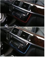Bmw F30 klima çerçevesi paneli ledli ışıklı piano black