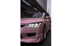 Honda civic fd6 ön far lambası 3 lens full ledli 2006 / 2011