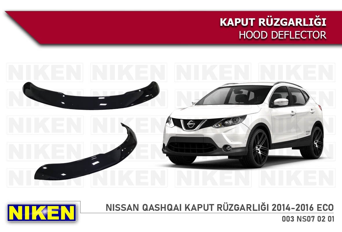 Nissan qashqai kaput rüzgarlığı koruyucu 2014 / 2017