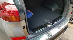 HYUNDAI TUCSON 2015-2018 BAGAJ EŞİK KORUMA - TITANYUM SIYAH
