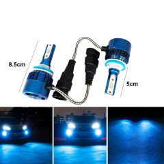 H11 led xenon far aydınlatma seti şimşek etkili deli mavi glv 30.000K