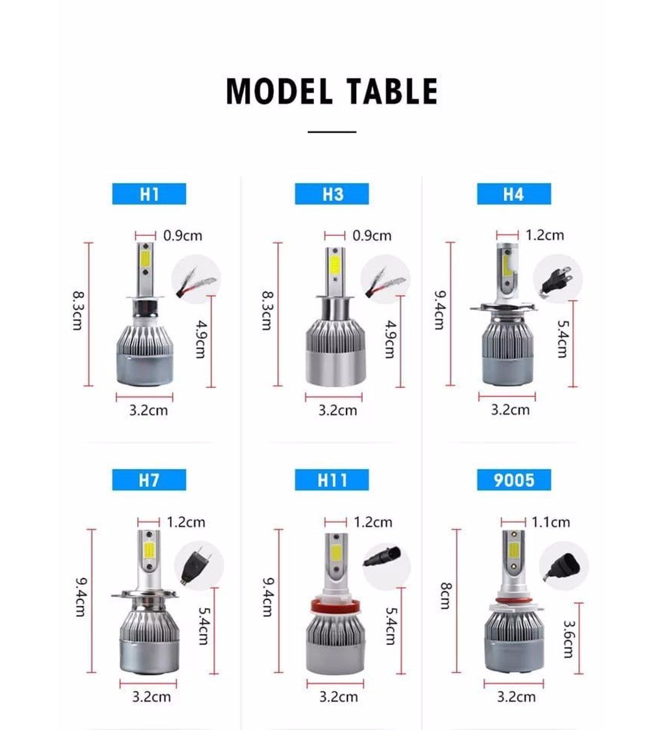H1 led xenon far aydınlatma seti şimşek etkili c6 venom