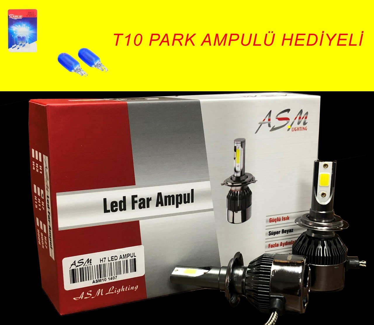 Hır2 9012 led xenon far aydınlatma seti şimşek etkili ASM 8000lm