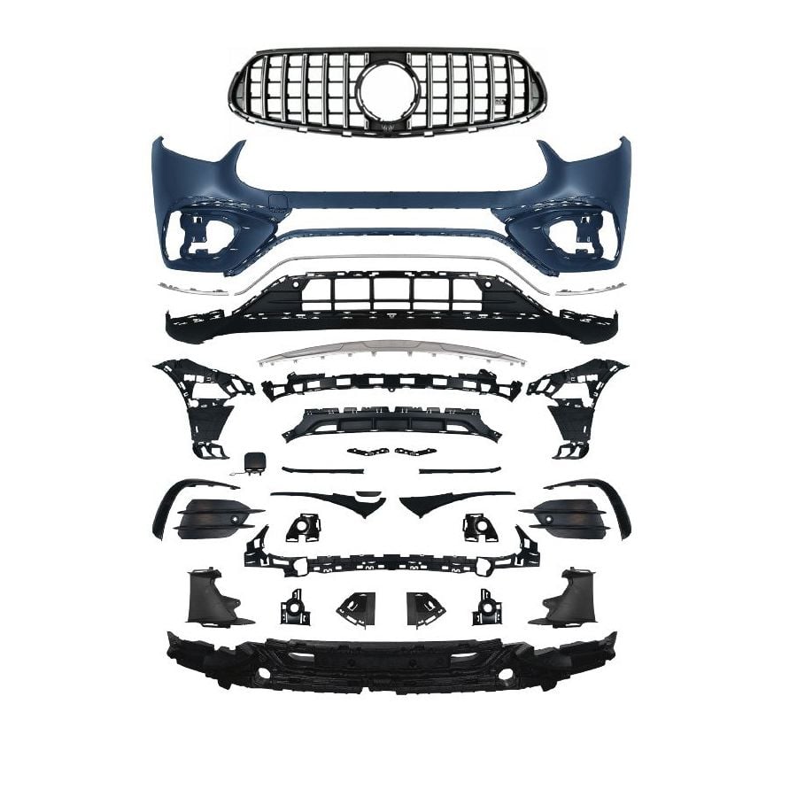 Mercedes glc w254 glc63 ön tampon ve panjur seti