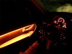 Bmw f30 ambiyans aydınlatma seti 8 renk kapı ayak göğüslük