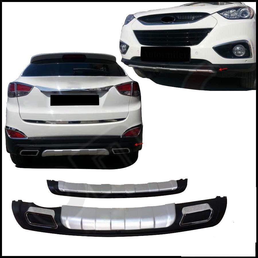 Hyundai ix35 ön ve arka koruma difüzörü çift çıkış egzoz