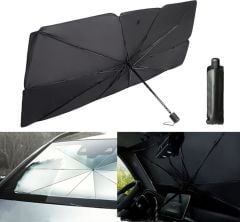 Araç ön cam güneşliği gölgeliği katlanabilir şemsiyeli model 125 x 65