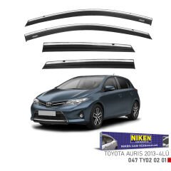 Toyota auris cam rüzgarlığı kromlu 2013+ niken