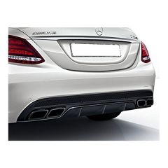 Mercedes w205 c63 difüzör arka avantgarde siyah