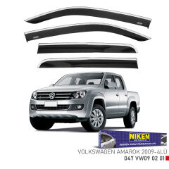 Vw amarok cam rüzgarlığı kromlu niken