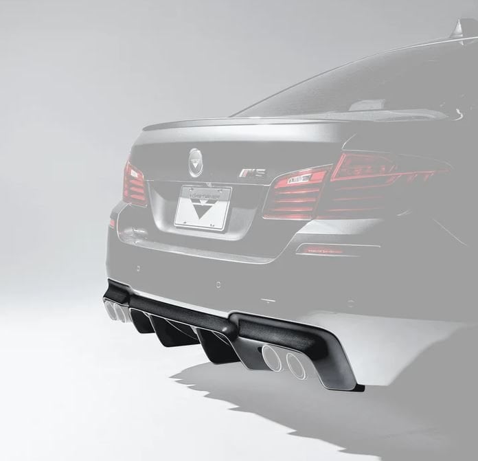 Bmw F10 M5 vorsteiner arka tampon difüzörü pianoblack 5 serisi 2011 / 2016