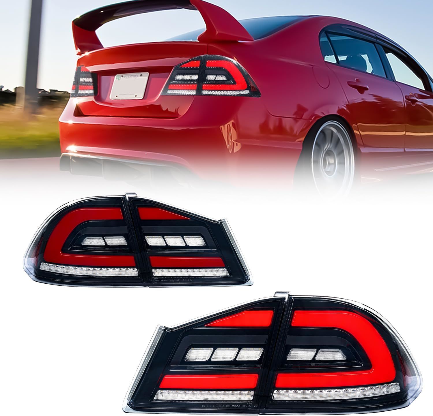 Honda civic fd6 stop lambası ledli japon model 2006 / 2012