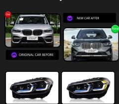 Bmw x3 g01 ön far lambası g01lci model laser görünüm ledli 2017 / 2020