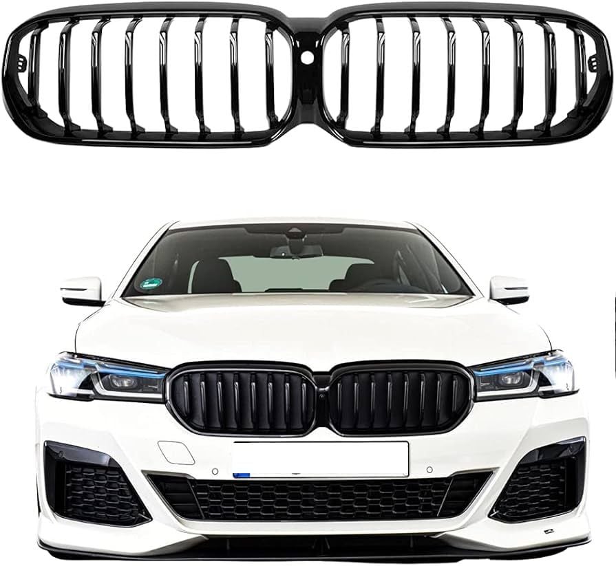 Bmw g30 lci shadow ön böbrek panjur piano black 2020 / 2024 m performance