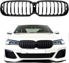 Bmw g30 lci shadow ön böbrek panjur piano black 2020 / 2024 m performance