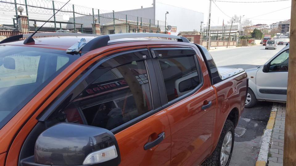 Ford ranger cam rüzgarlığı 2016+ NİKEN 4 lü