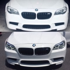 Bmw f10 m5 ön far lambası ledli adaptif görünüm 2009 / 2014