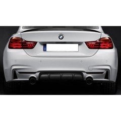 Bmw F36 arka tampon difüzörü 2 çıkış m-performance 4 serisi