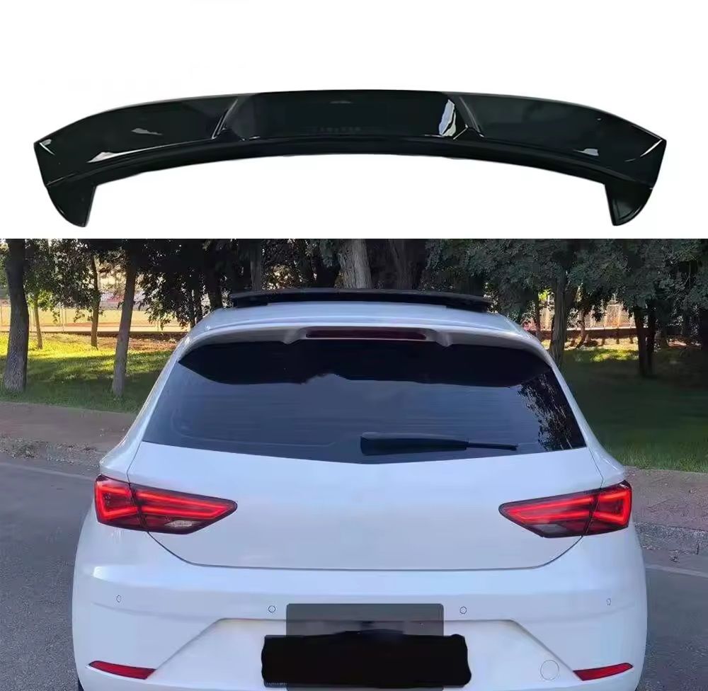 Seat leon bagaj üstü  spoiler siyah boyalı plastik 2013 / 2021