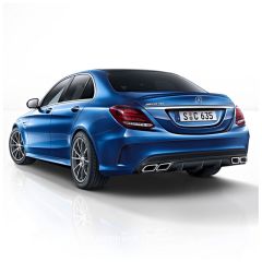 Mercedes w205 c63 bagaj üstü spoiler boyasız