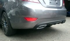 Hyundai blue difüzör arka tampon çift çıkış egzoz gri