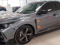 Honda civic fk7 için uygundur çamurluk havalandırma çıtası siyah boyalı