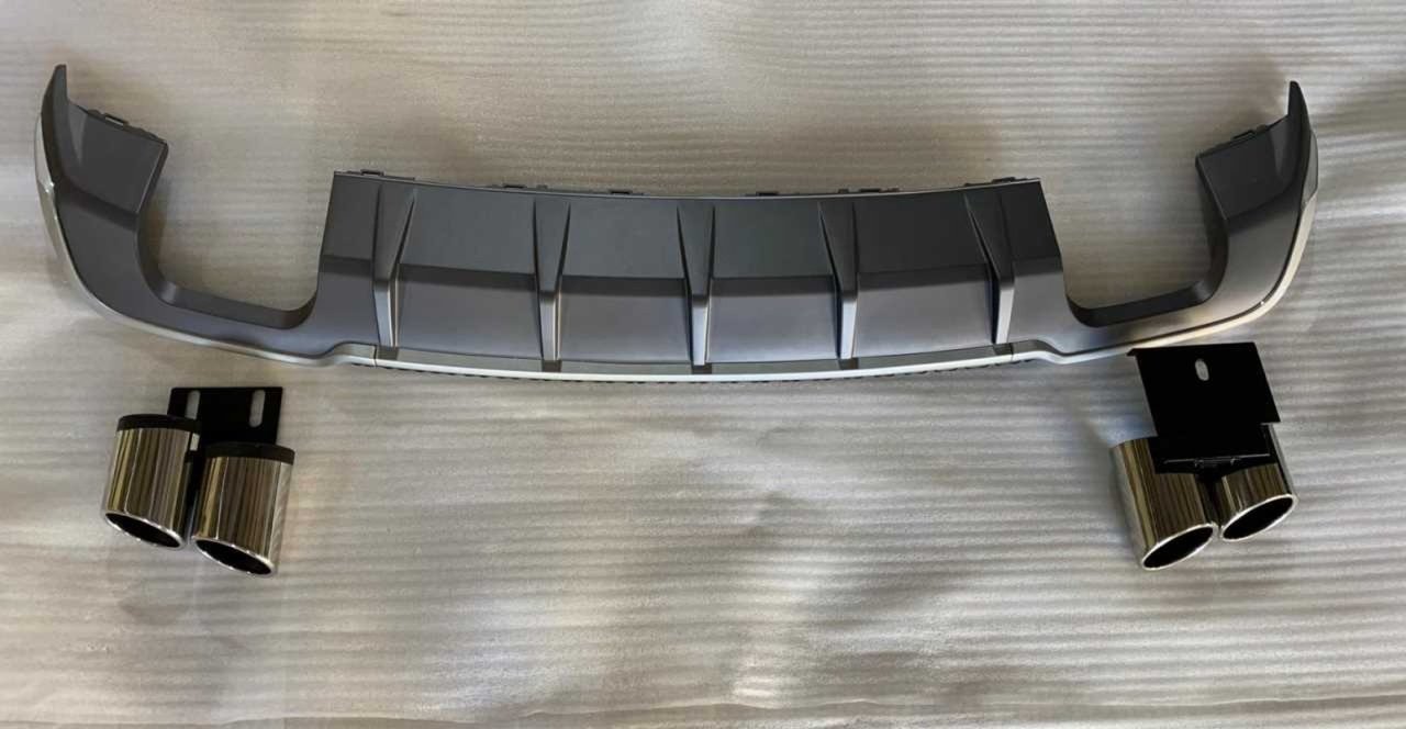 Audi S3 arka tampon difüzörü model sedan 2016+ 8v egzozlu