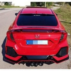Honda civic fc5 uyumlu si bagaj üstü spoiler yüksek boyasız 2016+