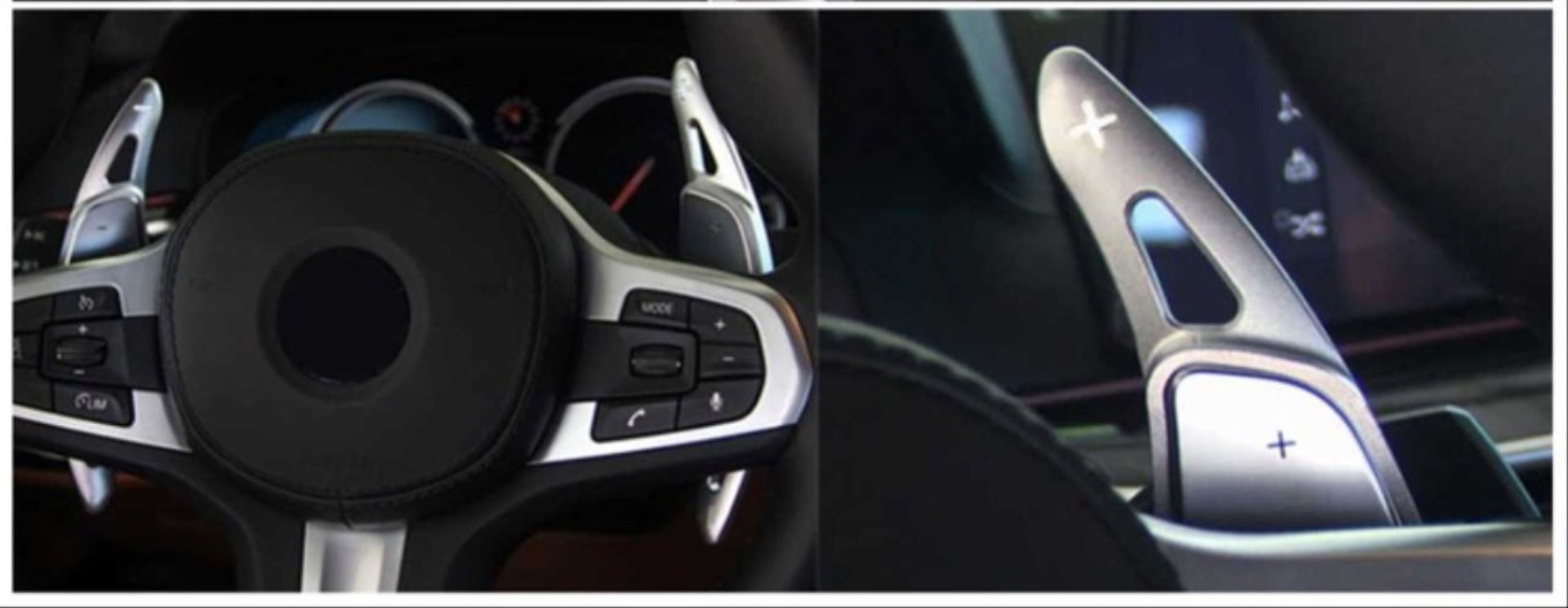 Bmw g serisi f1 paddle shift vites kulakçığı silver
