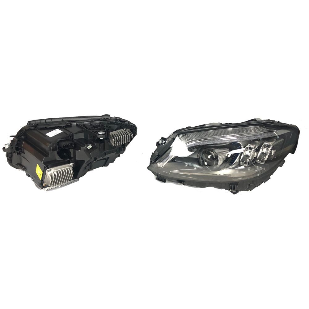 Mercedes w205 ön far lambası seti multibeam 2015 / 2021