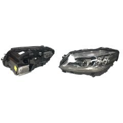 Mercedes w205 ön far lambası seti multibeam 2015 / 2021