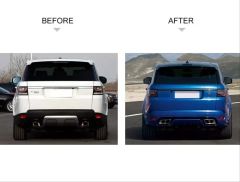 Lr range rover sport svr body kit seti 2018+