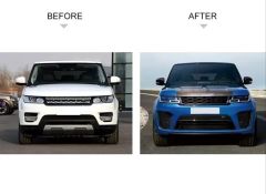 Lr range rover sport svr body kit seti 2018+