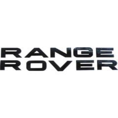 Lr range rover kaput veya bagaj yazısı arması harfleri siyah