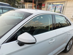 Audi a3 sedan cam çerçevesi kenar çıtası krom tamtur 2013+ 10 parça