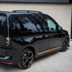 Vw caddy aero body kit tampon ekleri seti siyah boyalı 2021+