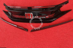 Honda civic fc5 fk7 typer ön panjur ve far kaşları 2019+ makyajlı kasa