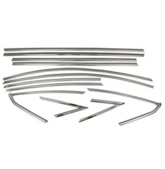 Vw jetta cam çerçevesi kenar çıtası krom tamtur 2005 / 2011 8 parça