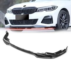 Bmw G20 ön tampon altı lip pianoblack 2019 / 2022 2 2 parça performans stil