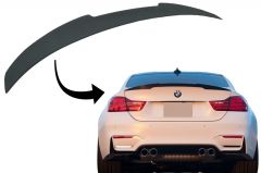 Bmw f36 m4 bagaj üstü spoiler siyah boyalı plastik 2014 / 2018