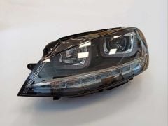 Vw golf 7 ön far bi-xenon 2012 / 2016 R model krom şerit hareketli