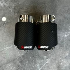 Mini cooper r60 countryman egzoz ucu çiftli karbon akrapoviç 100mm