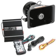 Polis itfaiye ambulans sireni uzaktan kumandalı wireless ampfili çakar girişli