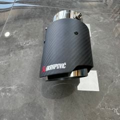 Akrapoviç egzoz ucu karbon model 90mm