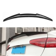 Audi a4 bagaj üstü spoiler pianoblack boyalı yarasa 2008 / 2012